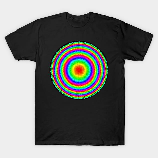 Phyllotaxis-002 T-Shirt by rupertrussell